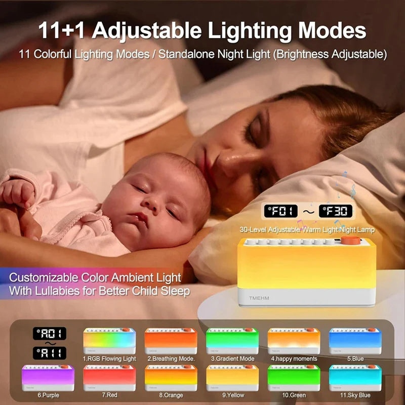 Lunaris Ambient Sound Bedside Lamp