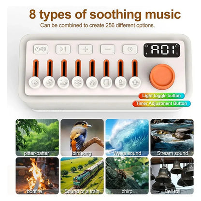 Lunaris Ambient Sound Bedside Lamp